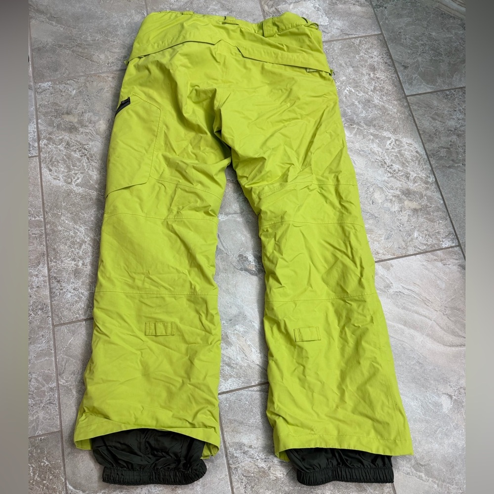 Burton AK Cyclic Gore-Tex Snow Pants Highlighter Yellow Color - Picture 3 of 7